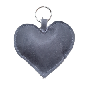 Sleutelhanger-hart-grijs-leer