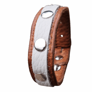 Bruin-wit-armband
