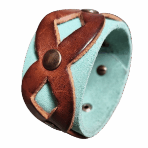 Armband-turquoise-leer